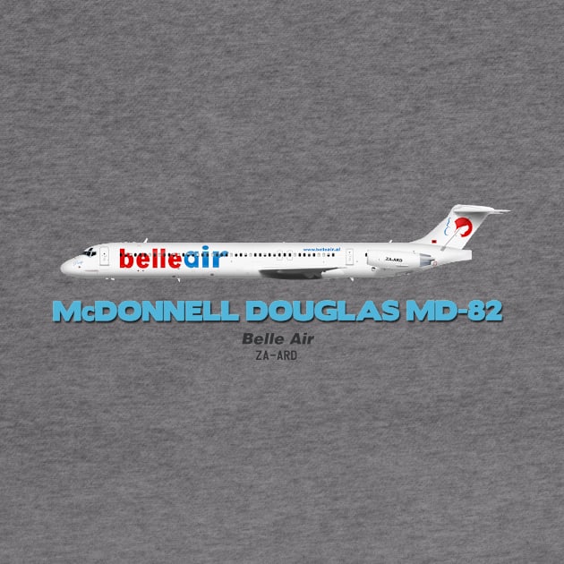 McDonnell Douglas MD-82 - Belle Air by TheArtofFlying